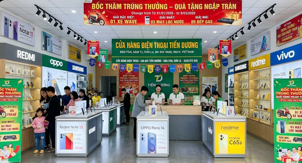 Thu âm quảng cáo cửa hàng điện thoại giúp bùng nổ doanh số bán hàng